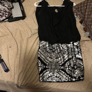 Black and silver Love Reign Dress size: L